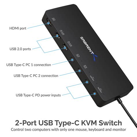 S­A­B­R­E­N­T­ ­U­S­B­ ­T­y­p­e­ ­C­ ­D­u­a­l­ ­K­V­M­ ­S­w­i­t­c­h­ ­İ­n­c­e­l­e­m­e­s­i­